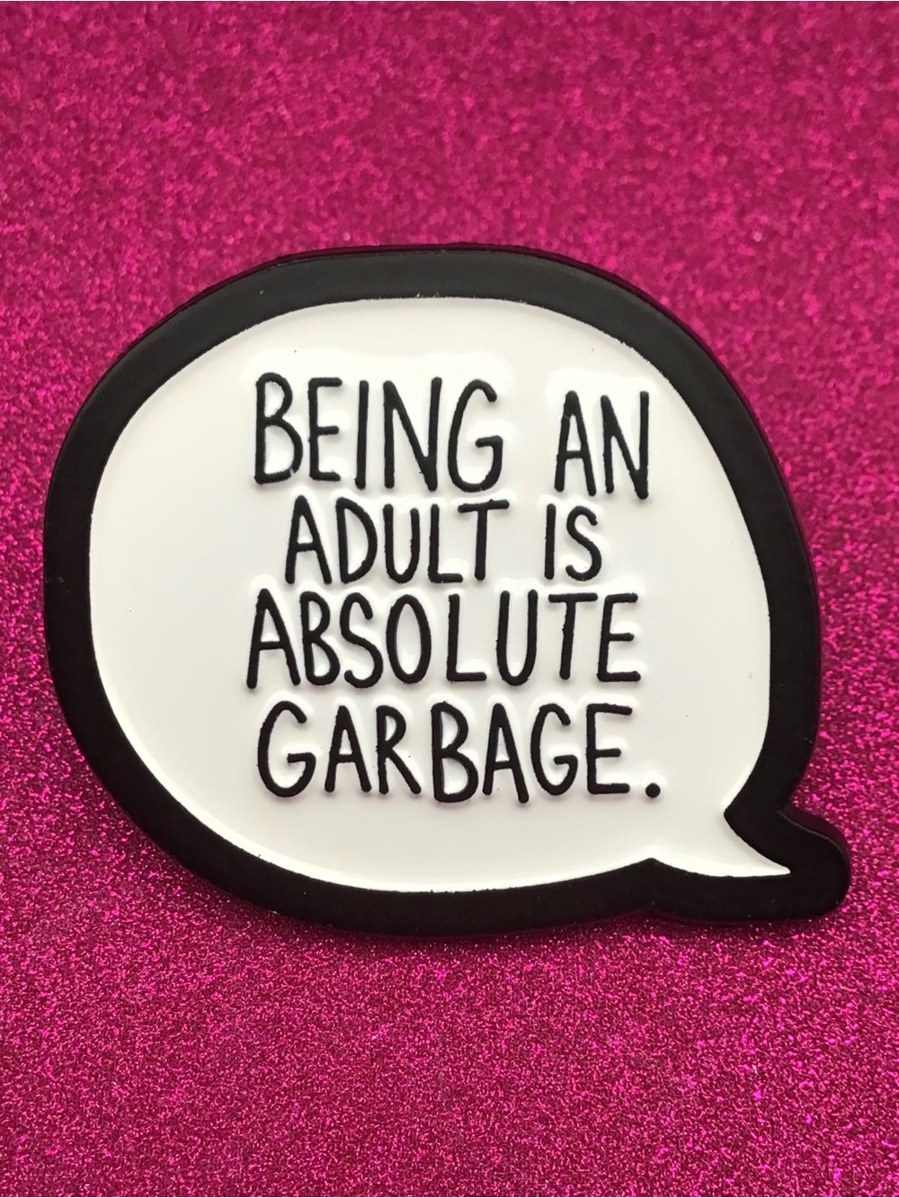 Garbage 2 Enamel Pin